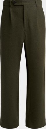 Jil Sander Men & apos;s Brushed Wool Straight-Leg Pants