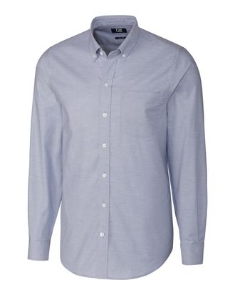 Cutter & Buck Stretch Oxford Mens Long Sleeve Dress Shirt
