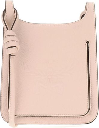 MCM Crossbody Schoudertassen - Dames - Schoudertassen - Roze - ONE Size - Su&egrave;de - Tassen
