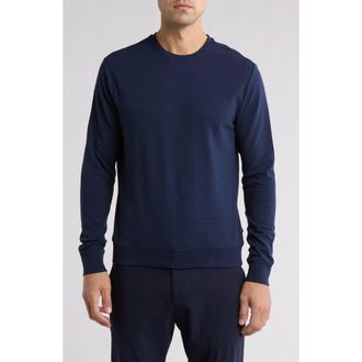 Robert Barakett Ilford Crewneck Sweater in Blue Night at Nordstrom Rack, Size X-Large