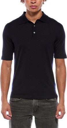 Isaia Cashmere & Silk-Blend Polo Sweater