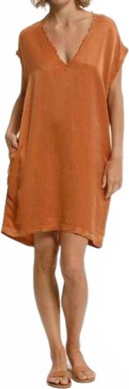 Cali Dreaming Malibu Mini Dress In Copper