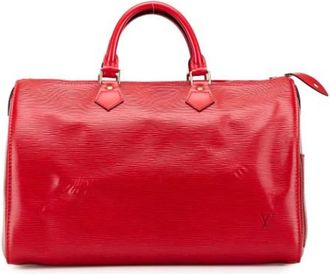 Louis Vuitton Pre-owned Handbags, female, Red, Size: ONE SIZE Pre-owned Leather louis-vuitton-bags