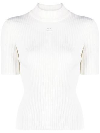 Courr&egrave;ges Reedition Knit Ss Jumper Clothing