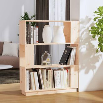 vidaXL Vidaxl - Estanter&iacute;a/divisor De Espacios Madera Maciza Pino 80x25x101 Cm