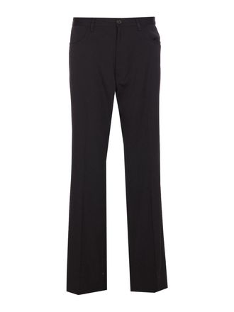 Balenciaga Black Straight Tailored Pants
