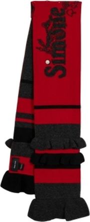 Simone Rocha Rode Wol Wintersjaal - unisex - Wintersjaals - Rood - ONE Size - Wol - Accessoires