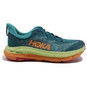 Hoka One One Hoka Mafate Speed 4 Textile Synthetic Mens Running Trainers - Deep Lake Ceramic - Size:UK 10.5