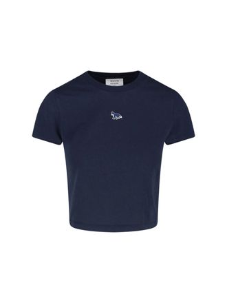 Maison Kitsun&eacute; T-Shirt Crop Baby Fox