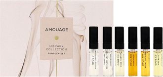 Amouage Unisex Library Collection Eau de Parfum Sampler Set - 6 x 2ml - One Size