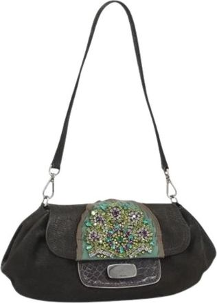 Prada Pre-owned Vintage Schoudertas - Dames - Vintage Schoudertas - Zwart - ONE Size - Leer - Vintage