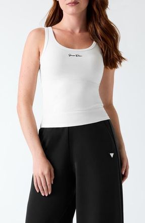 Guess Alya Tank in White at Nordstrom, Size X-Large