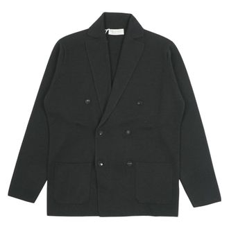 FILIPPO DE LAURENTIIS Double-Breasted Wool Blazer - male - Filippo De Laurentiis - Blazers - Green - L - Jackets