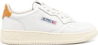 Autry Stijlvolle Leren Sneakers voor Vrouwen - Dames - Sneakers - Wit - 36 EU - Leer - Schoenen