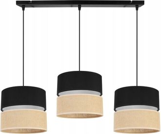 OEM L&aacute;mpara Colgante, L&aacute;mpara De Techo, Pantalla 20cm, Negra