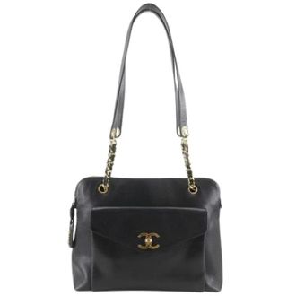 Chanel Pre-owned Shoulder Bags, female, Black, Size: ONE SIZE Pre-owned Tote bag
