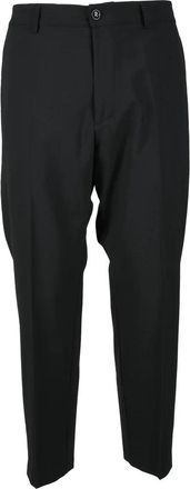 Truenyc Fabric Trousers - Black