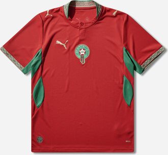 Puma Men s Morocco 2026 Home Jersey Fast Red / Victory Gold