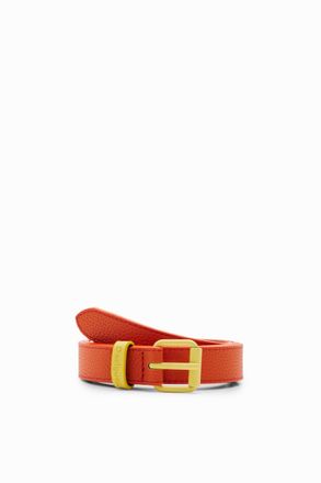Desigual Womens BELT_COLORS Belt, Orange, 95
