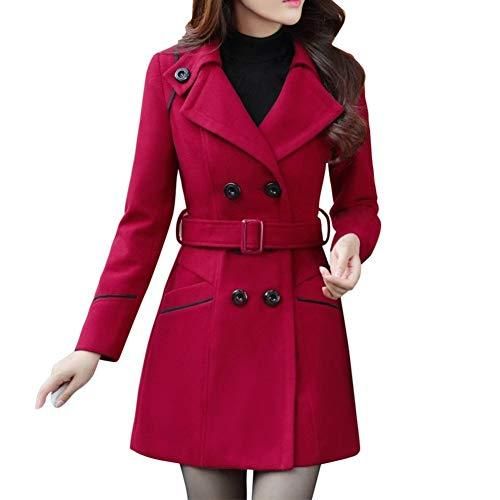 TOMWELL Femme Manteau Jacket Trench Coat Gilet Blazer Manteau