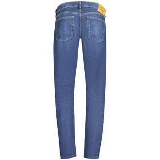 Calvin Klein Slim Tapered Cotton Jeans - Blue