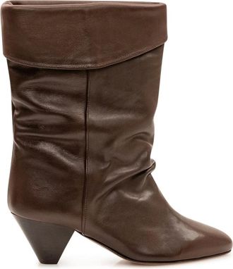 Isabel Marant Schoenen, Dames, Bruin, 37 EU, Leer, Dalby Gz Boot
