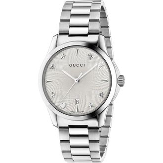 Gucci YA1264028A G-Timeless Silver Dial Unisex Watch - One Size