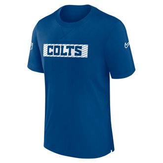 Nike Indianapolis Colts Sideline Player Nike Mens Dri-FIT NFL T-Shirt in Blue | 02FF4LB98-B73