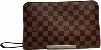 Louis Vuitton Pre-owned Clutches, female, Brown, Size: ONE SIZE Pre-owned Canvas louis-vuitton-bags