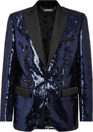 Philipp Plein Blazer Met Één Knoop Slim Fit