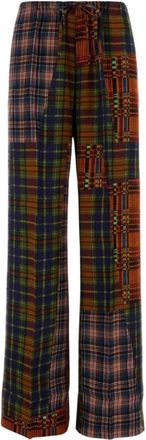 Dries Van Noten Pantalone - Dames - Wijde Broeken - Veelkleurig - S - Broeken