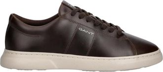GANT Joree Leren Sneaker - Heren - Schoenen - Bruin - Maat: 46 EU Leer