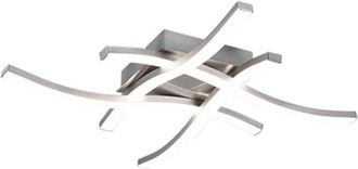 Reality Plaf&oacute;n Led Route 4 Varillas N&iacute;quel - 20w, 2400 Lm, 4000k - Trio Lighting