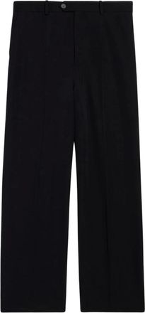 Balenciaga Broeken, Heren, Zwart, L, Katoen, Grote Pantalons