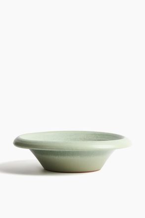 H&M Grosse Serviersch&uuml;ssel aus Steingut - Green