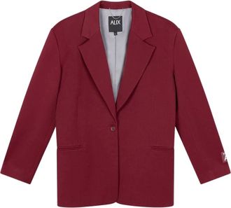 ALIX The Label Woven Oversized Blazer - Dames - Blazers - Rood - L - Jassen