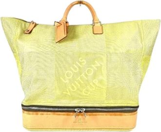 Louis Vuitton Pre-owned Damier Geant Boston Bag - unisex - Vintage Shopper - Geel - ONE Size - Vintage