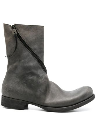 Ma+ leather boots - Black