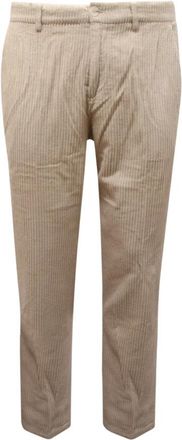 Cruna Brera Velvet Broeken - Heren - Chinos - Wit - S - Katoen - Broeken