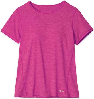 Stio Womens Lucent T-Shirt Pink XL