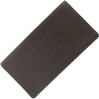 Louis Vuitton Grizzly Taiga Leather Long Bill Wallet (Bi-Fold) (Pre-Owned)