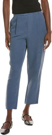 Eileen Fisher Eileen Fisher Petite Ankle Pleated Silk & Linen-Blend Pant