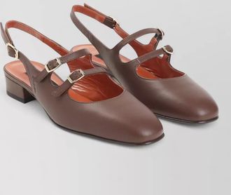 Carel leather slingback pumps