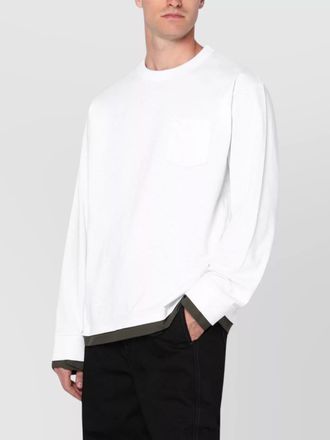 sacai cotton t-shirt