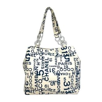 Chanel Bolso Tote Vintage Pre-owned - Pre-owned - Mujer - Azul - ONE SIZE