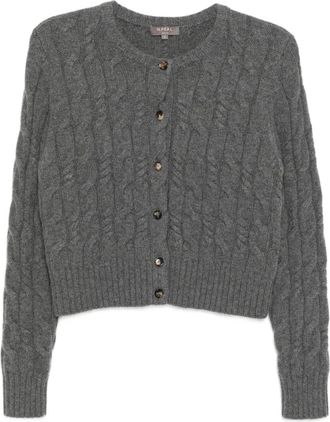 N.Peal cashmere cardigan - Grey