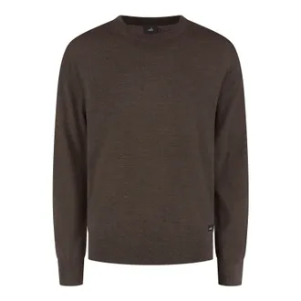 Wahts Mens Knitwear, TargetGroup:Men Dark Brown Melange / XXL