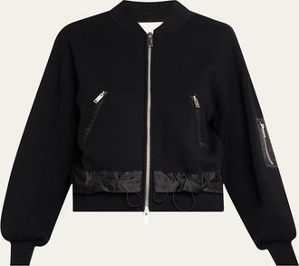 3.1 Phillip Lim Double-Layer Bomber Jacket