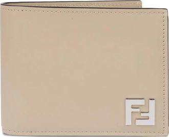 Fendi Leren portemonnee - Beige