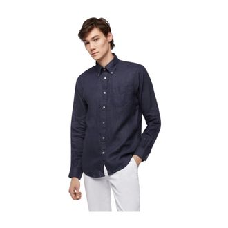 Brooks Brothers Hombre, Camisas, Azul, Talla: S